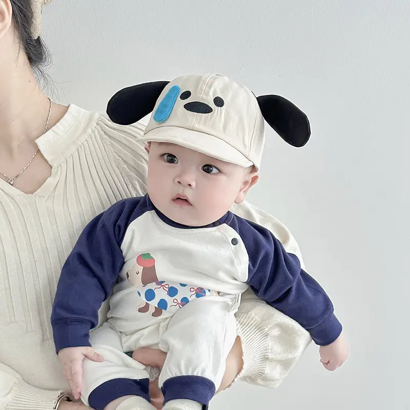 Baby Cute Panda Hat with Soft Brim Cap — feature 5
