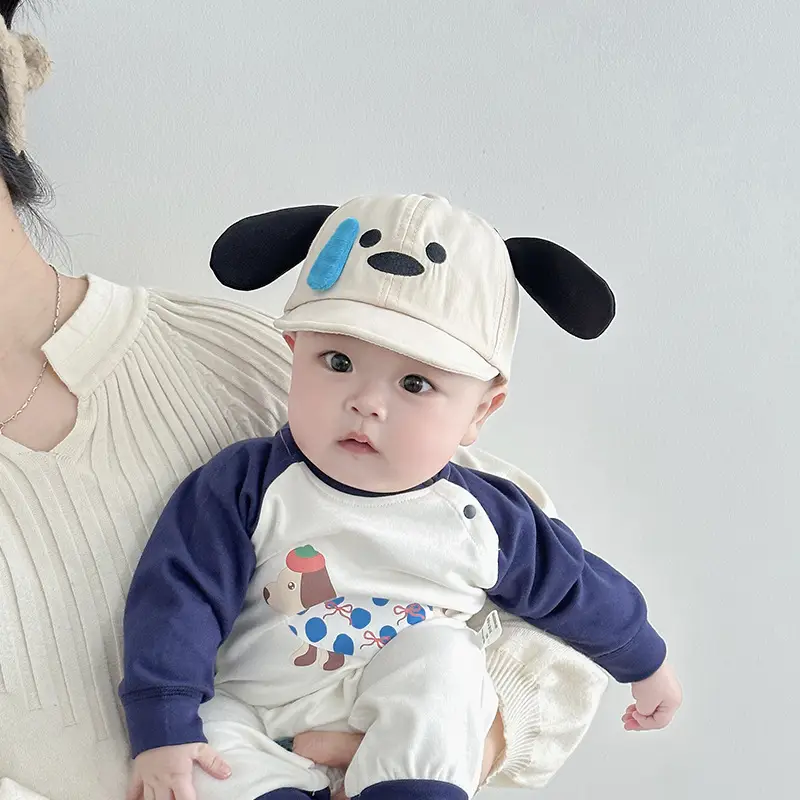 Baby Cute Panda Hat with Soft Brim Cap — feature 7
