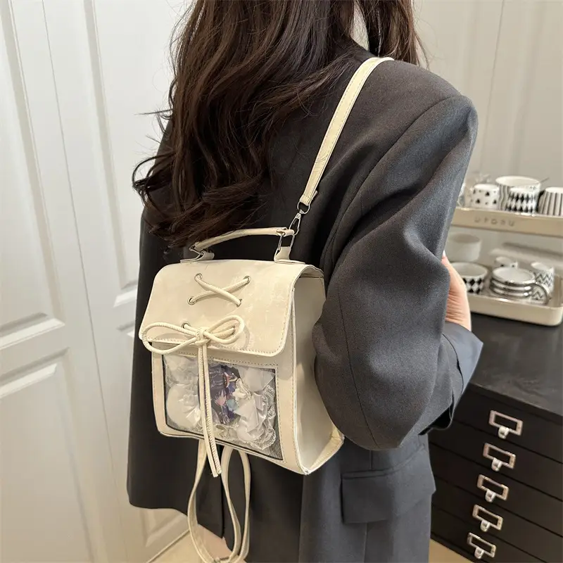 Transparent Mesh Shoulder Bag for Students Spring 2025 - Image 6