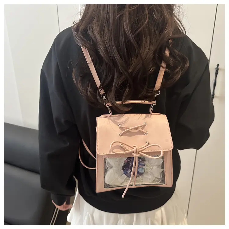 Transparent Mesh Shoulder Bag for Students Spring 2025 — feature 14