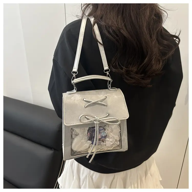 Transparent Mesh Shoulder Bag for Students Spring 2025 — feature 17