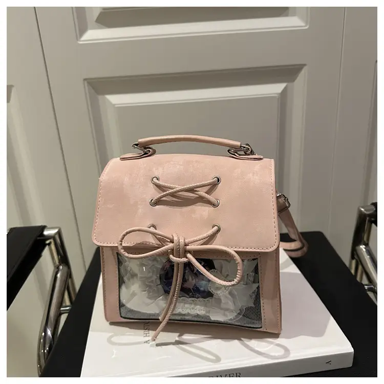 Transparent Mesh Shoulder Bag for Students Spring 2025 — feature 18
