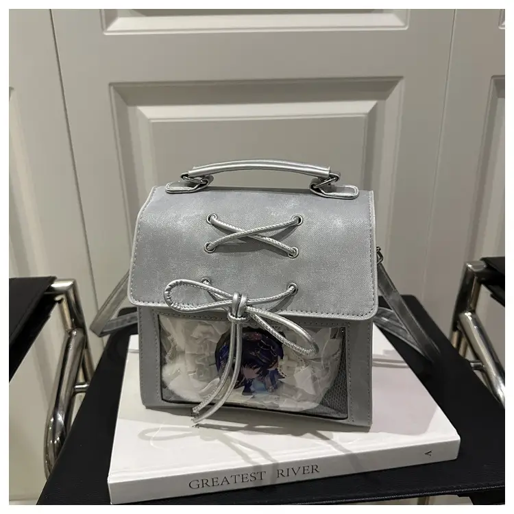 Transparent Mesh Shoulder Bag for Students Spring 2025 — feature 21