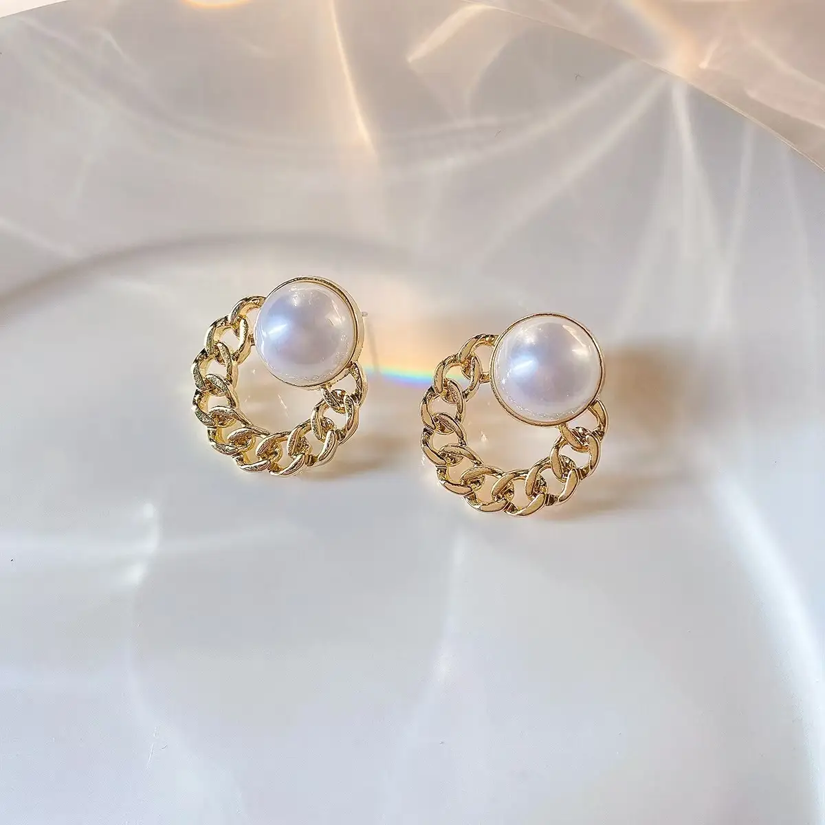 S925 Gold Heart Diamond Earrings for Women - Image 12