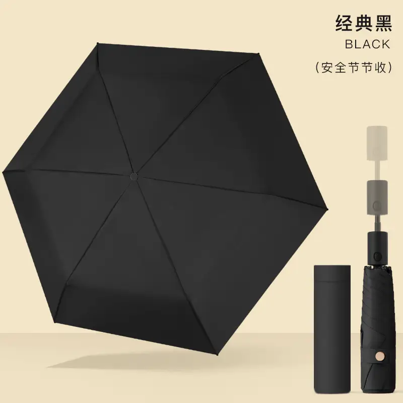 Ultra-Light Portable Vinyl Sun Protection Umbrella White - Image 23