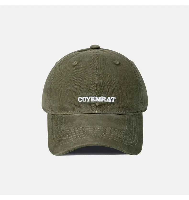 Women Blue Embroidered Baseball Cap Wide Brim — feature 10