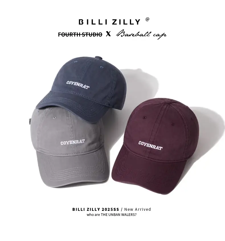 Women Blue Embroidered Baseball Cap Wide Brim — feature 5
