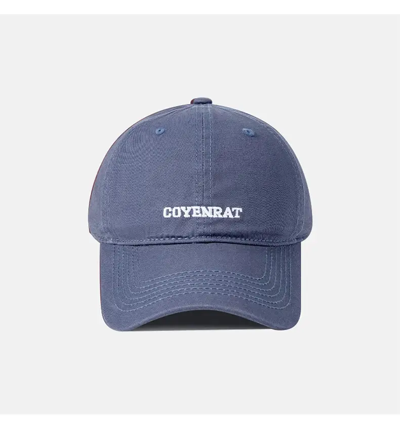 Women Blue Embroidered Baseball Cap Wide Brim — feature 8
