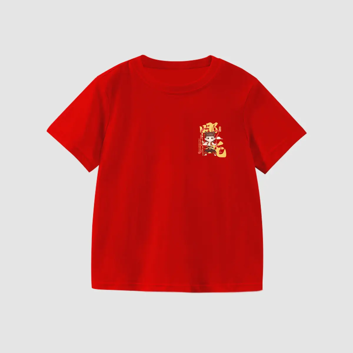 Kids Anime Print Yellow T-Shirt 2025 Summer - Image 12