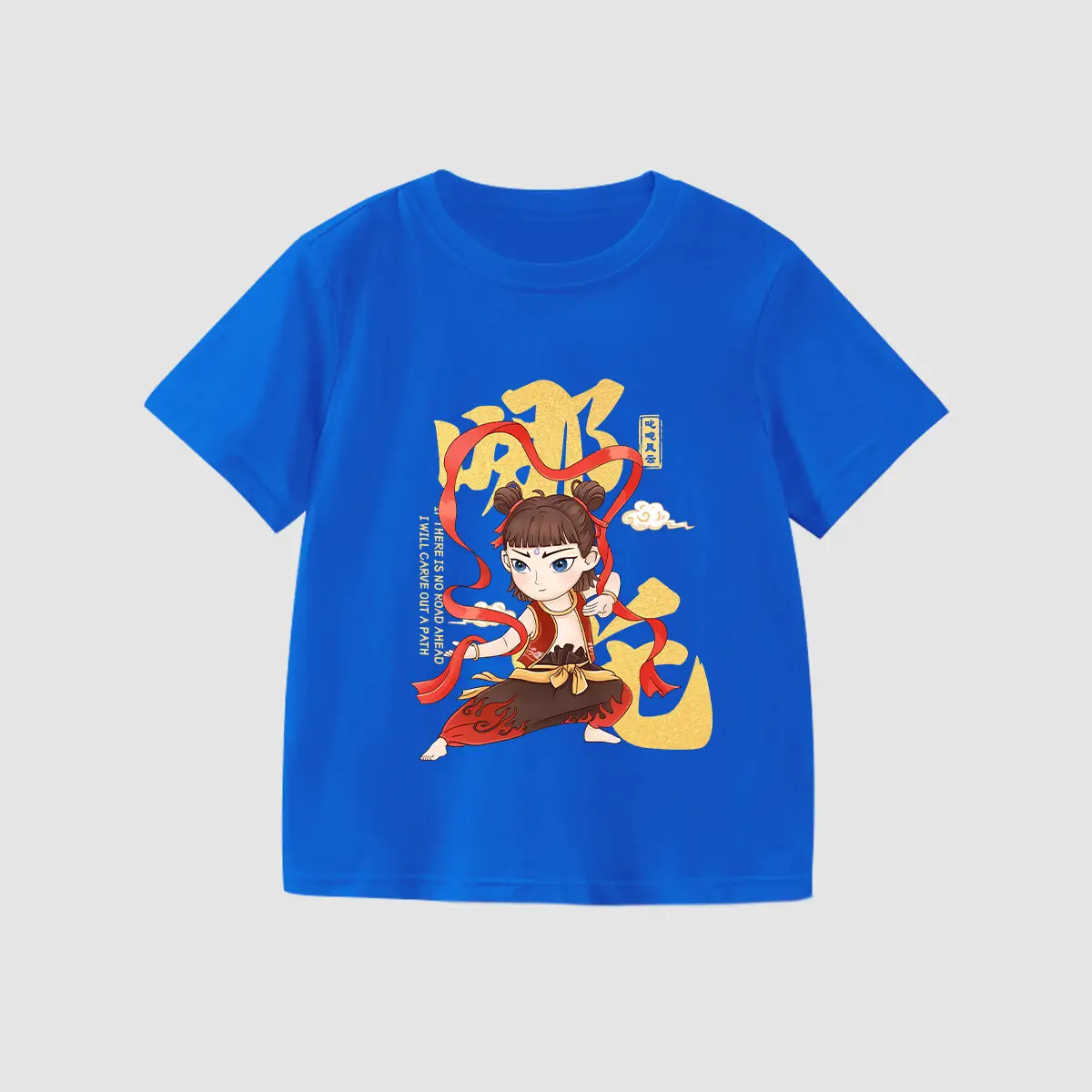 Kids Anime Print Yellow T-Shirt 2025 Summer - Image 17