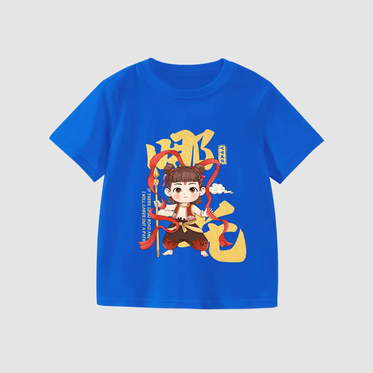 Kids Anime Print Yellow T-Shirt 2025 Summer - Image 18