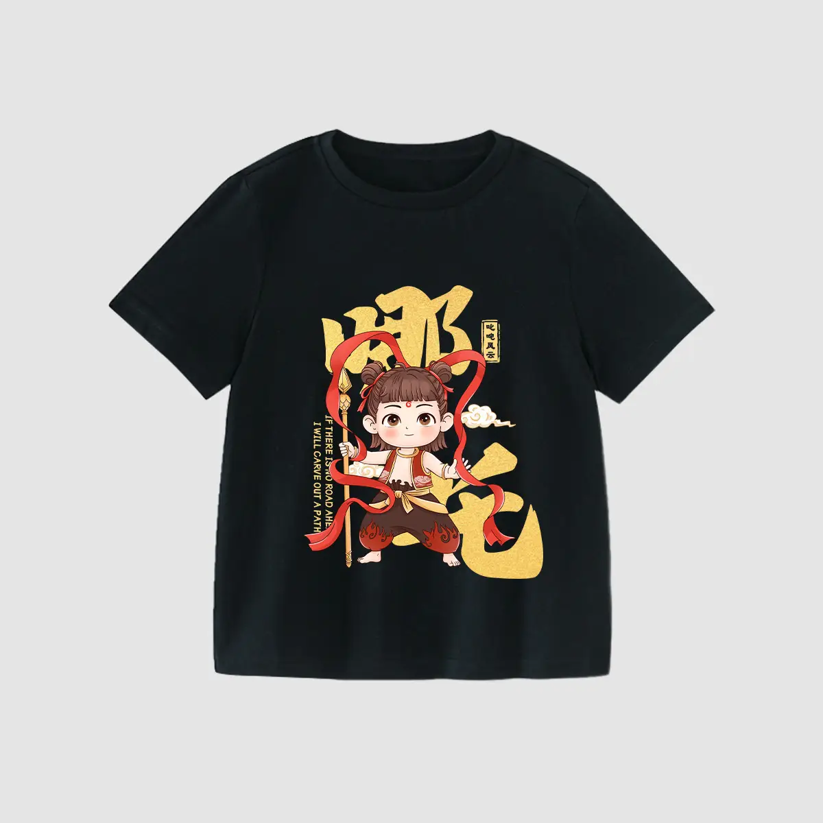 Kids Anime Print Yellow T-Shirt 2025 Summer - Image 6