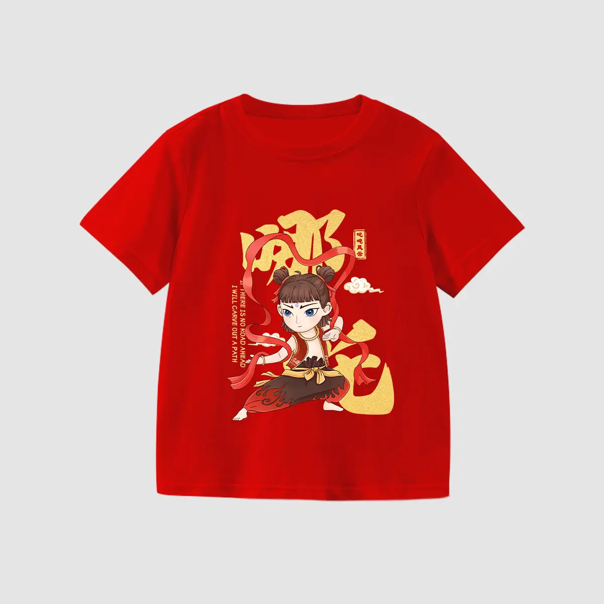 Kids Anime Print Yellow T-Shirt 2025 Summer - Image 9