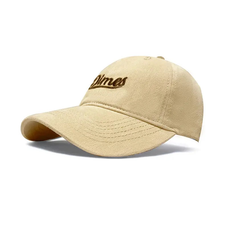 Women's Brown Embroidered Baseball Cap with 'Bella' Text
