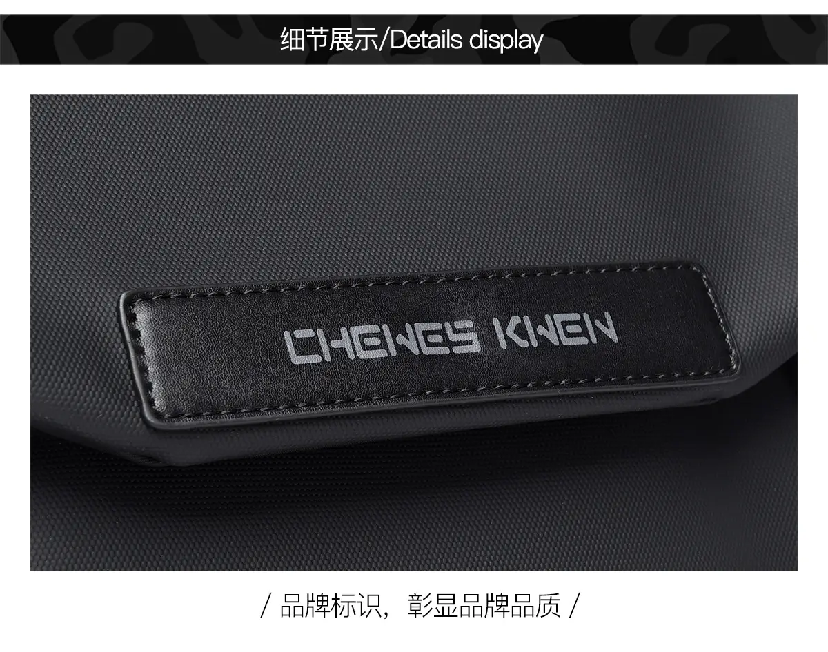 New Men's Waterproof Crossbody Bag 12" Tablet — feature 19