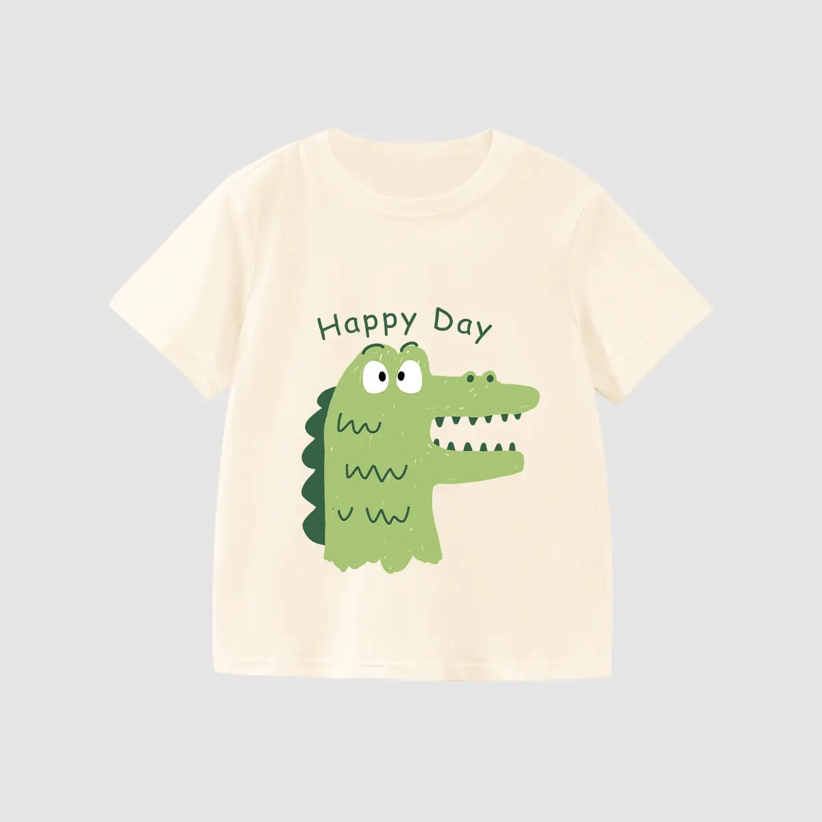 Boys Cotton T-Shirt Blue Crocodile Happy Day 2025 - Image 9