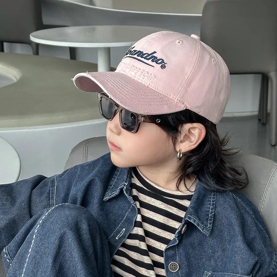 Noandro Beige Baseball Cap for Kids Autumn 2026 - Image 4