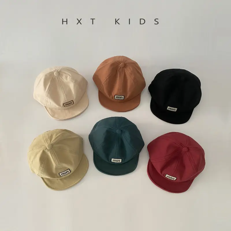 Brown Kids Cap with Soft Brim for Toddlers - Image 9