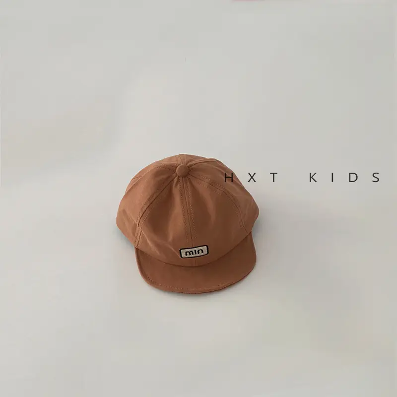 Brown Kids Cap with Soft Brim for Toddlers - Image 5