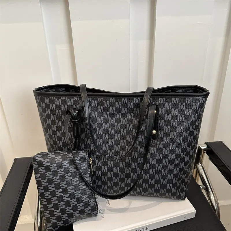 Plaid Pattern Large Capacity Women's Tote Bag — feature 21