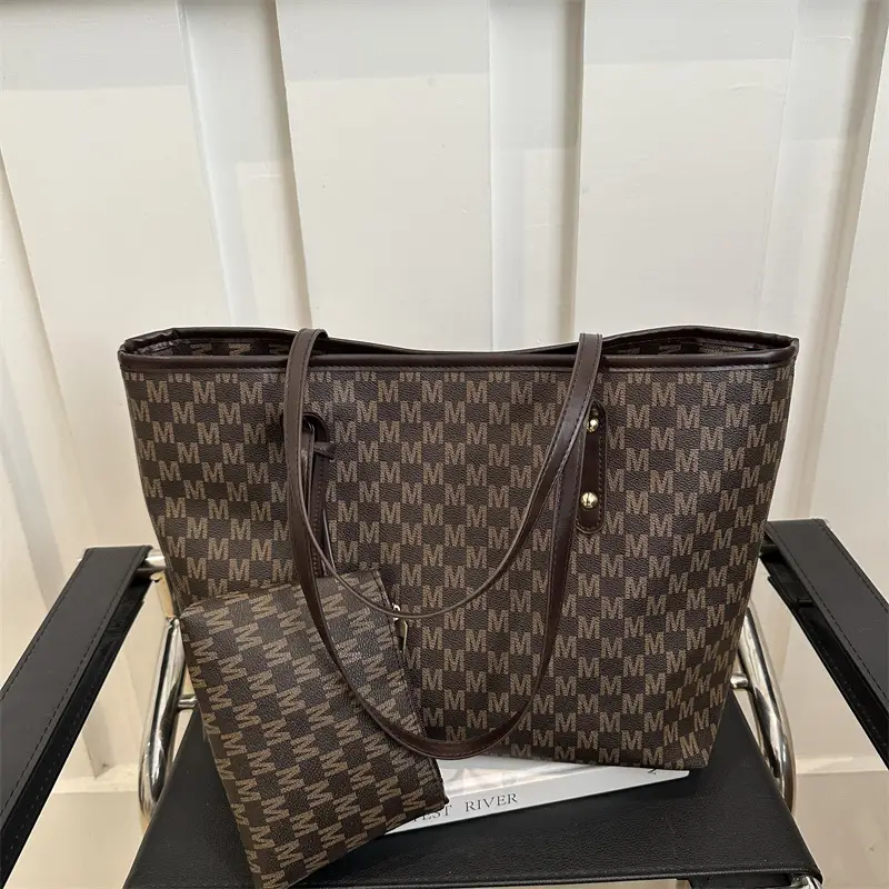 Plaid Pattern Large Capacity Women's Tote Bag — feature 22