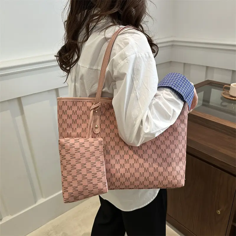 Plaid Pattern Large Capacity Women's Tote Bag — feature 27