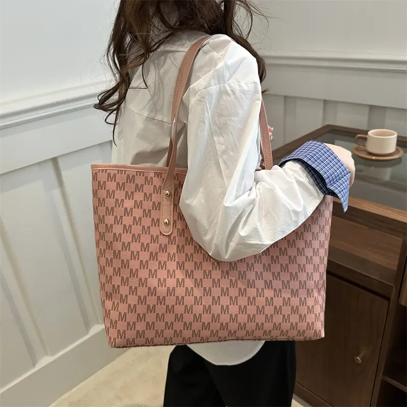 Plaid Pattern Large Capacity Women's Tote Bag — feature 28