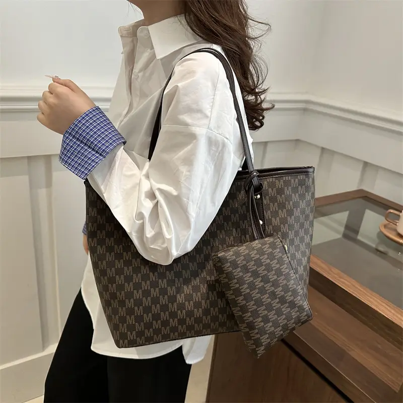 Plaid Pattern Large Capacity Women's Tote Bag — feature 29