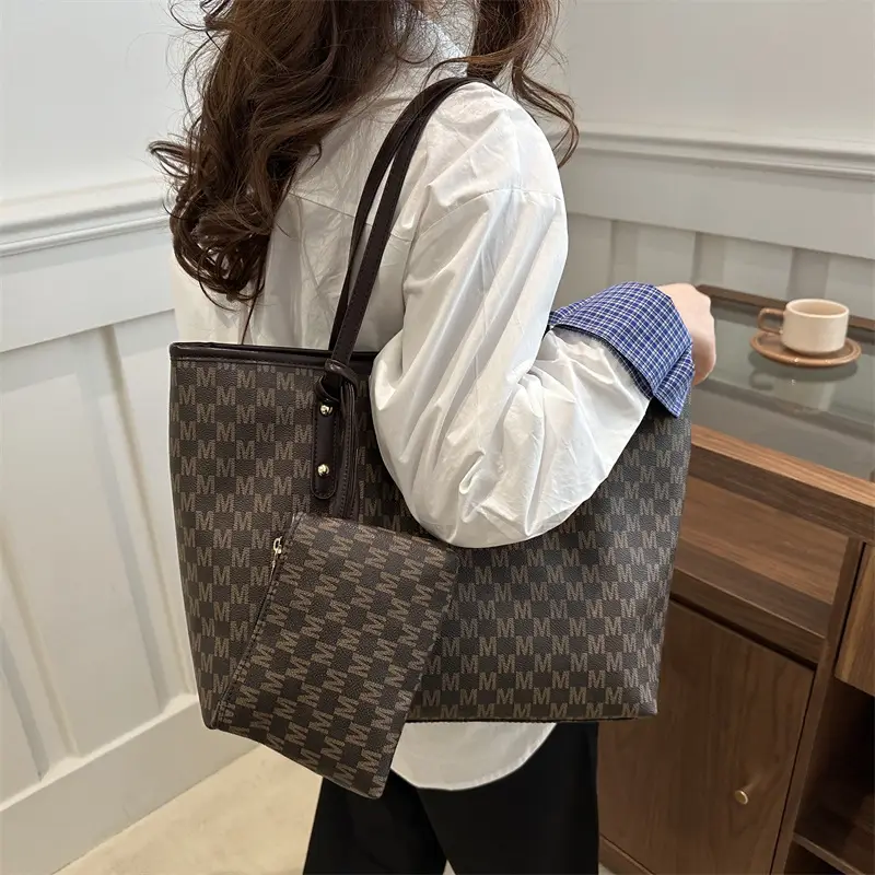 Plaid Pattern Large Capacity Women's Tote Bag — feature 31