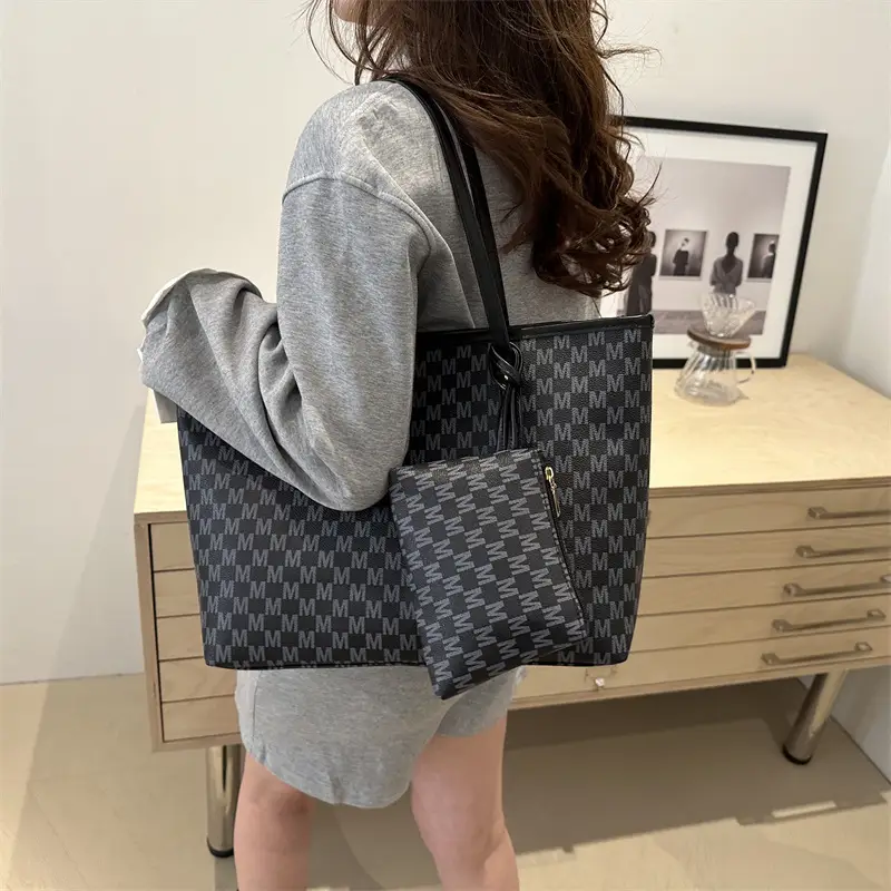 Plaid Pattern Large Capacity Women's Tote Bag — feature 33