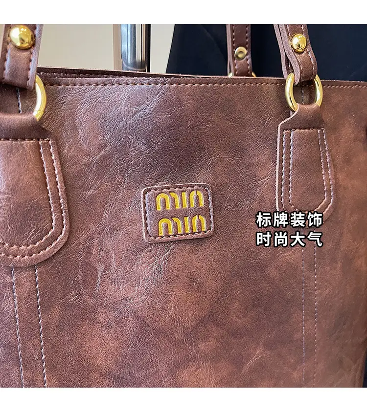 Women's Large Capacity Leather Shoulder Bag 2026 — feature 15