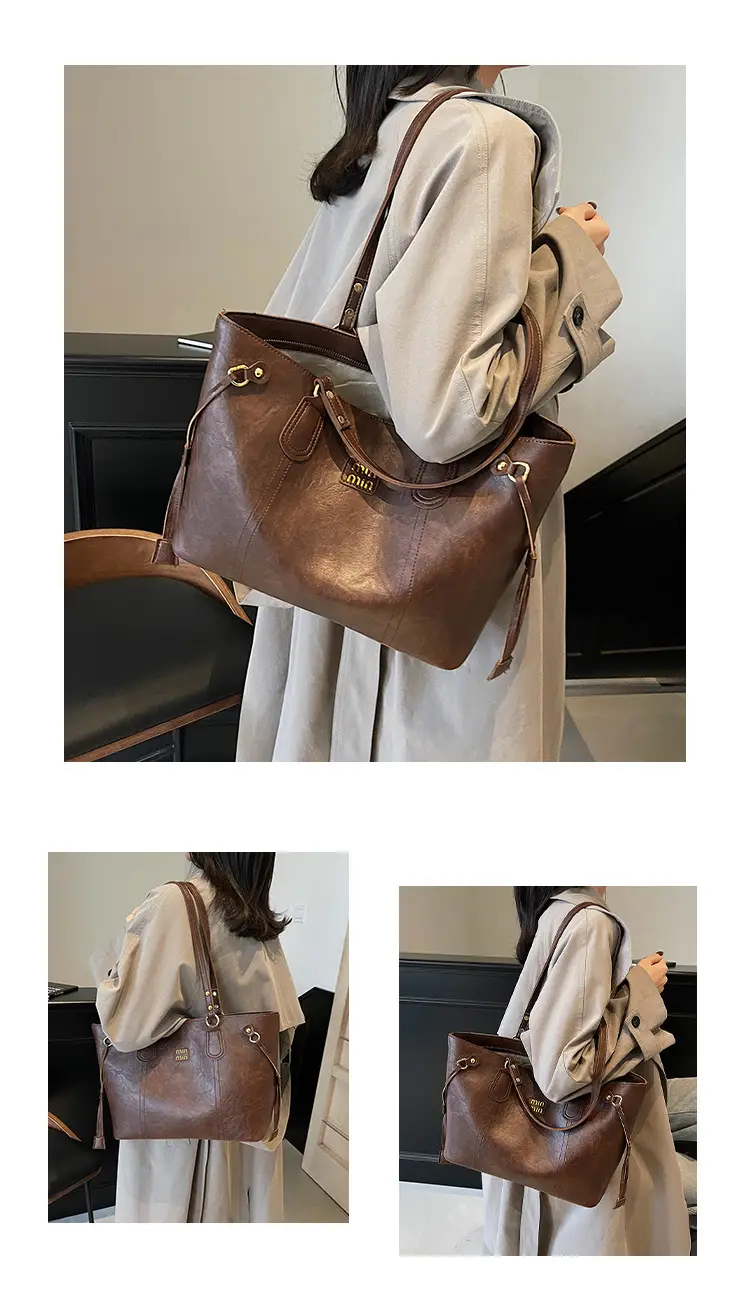 Women's Large Capacity Leather Shoulder Bag 2026 — feature 5