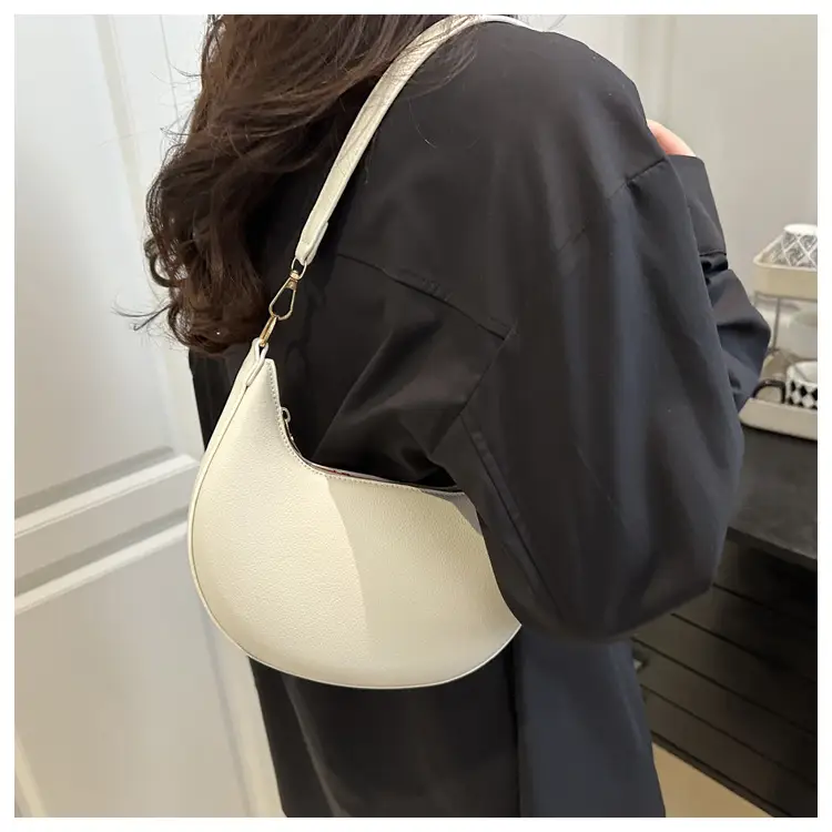 Women's Cream French Style Shoulder Bag 2025 Spring Summer — feature 11