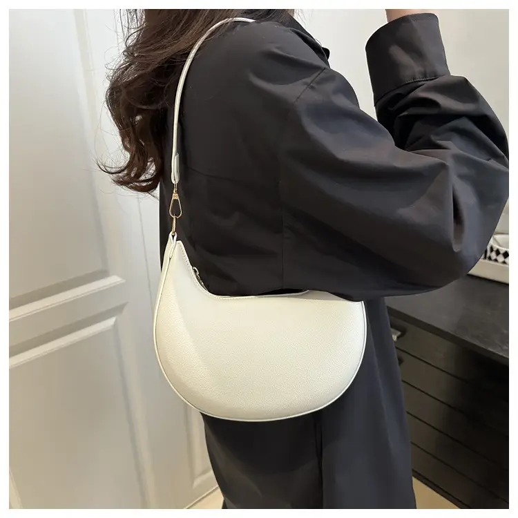 Women's Cream French Style Shoulder Bag 2025 Spring Summer — feature 12