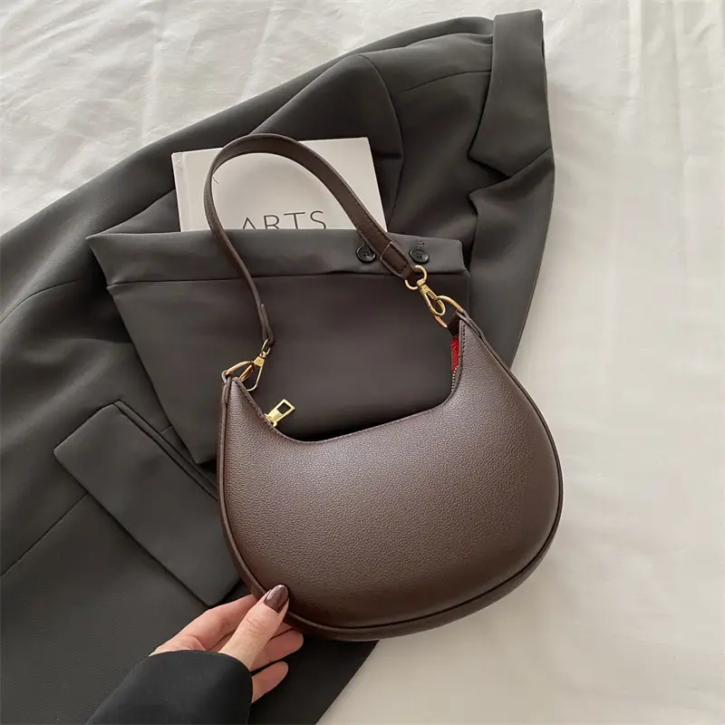 Women's Cream French Style Shoulder Bag 2025 Spring Summer - Image 2