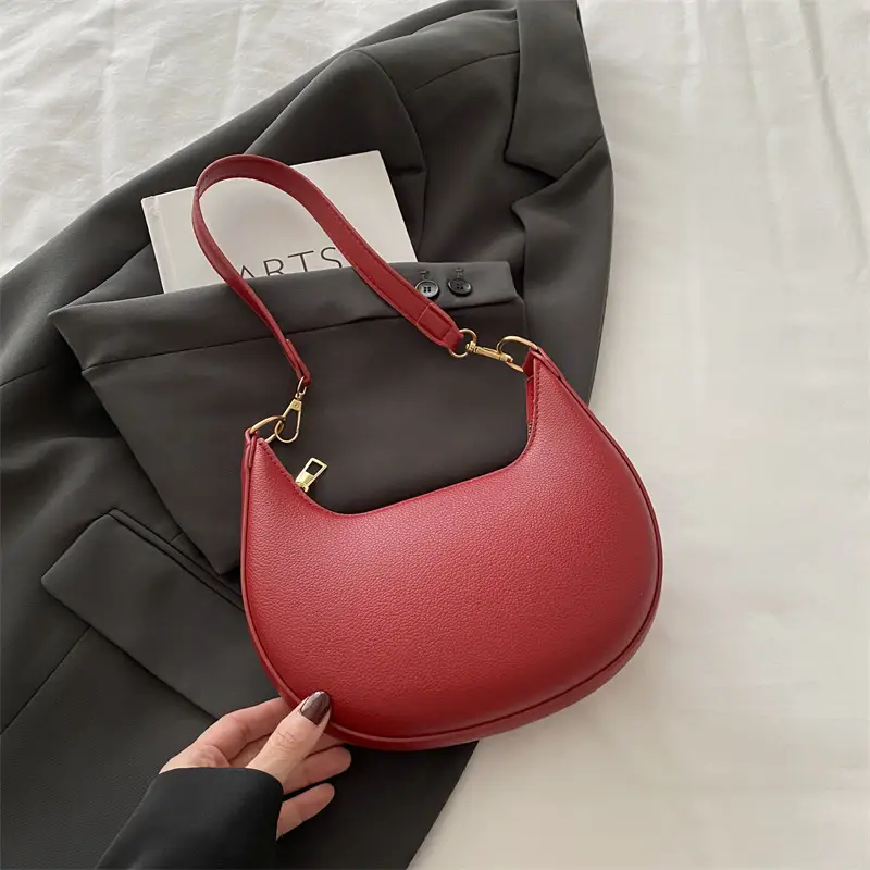Women's Cream French Style Shoulder Bag 2025 Spring Summer - Image 4