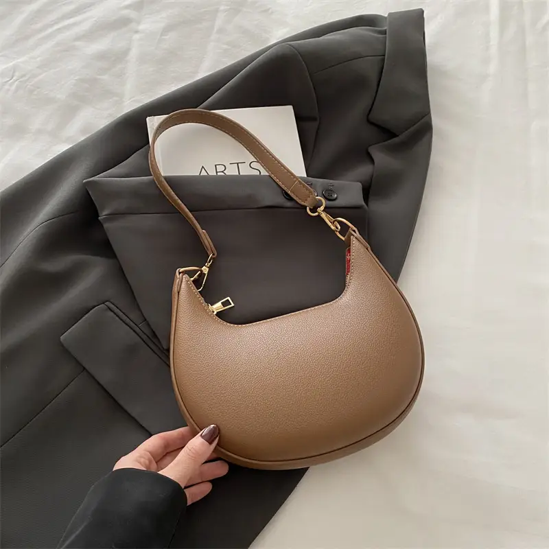 Women's Cream French Style Shoulder Bag 2025 Spring Summer - Image 5
