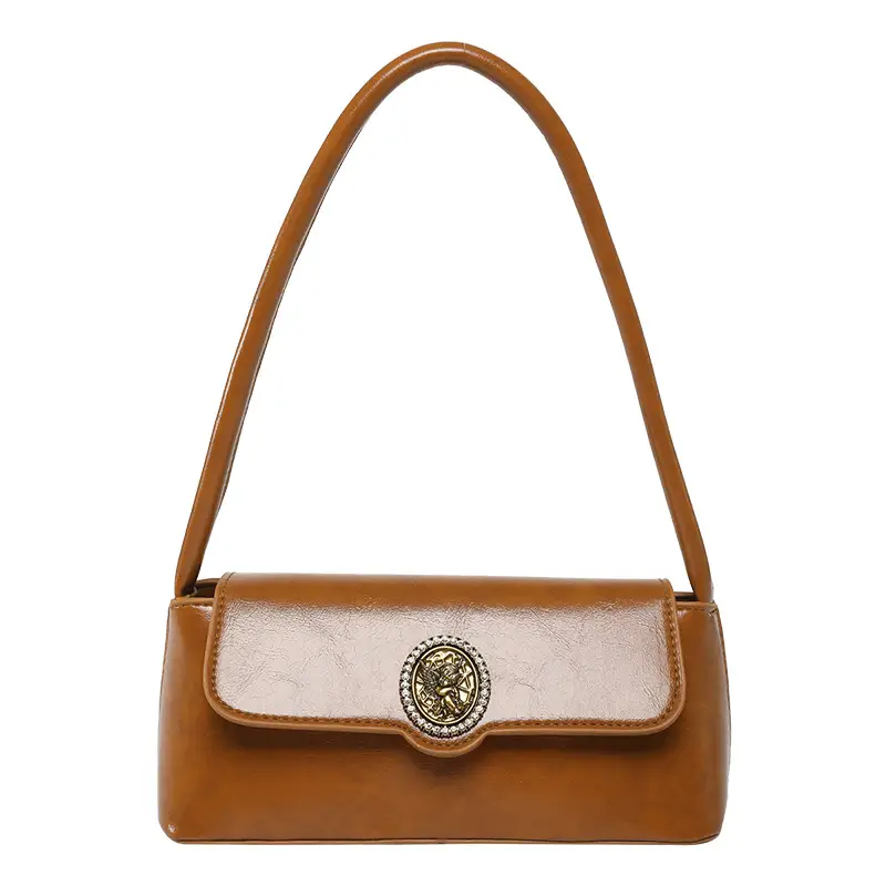 Red French Style Shoulder Bag for Women 2025 - Image 2