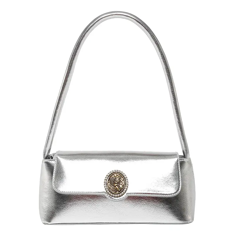 Red French Style Shoulder Bag for Women 2025 - Image 5