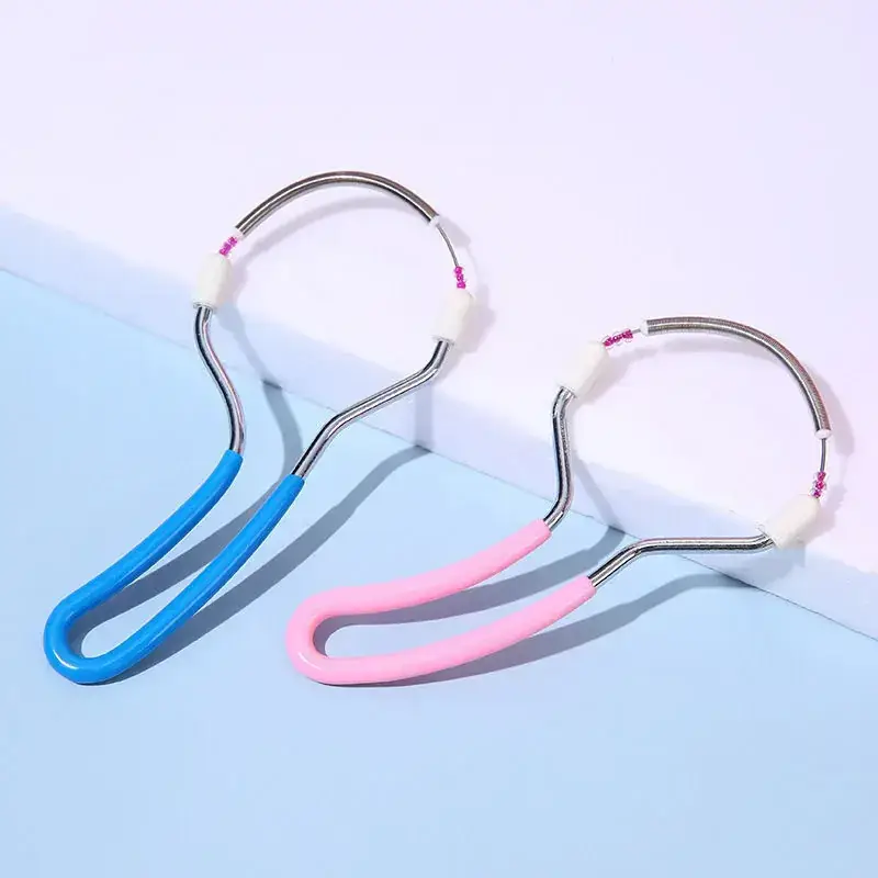 Face Hair Removal Brushes Blue Pink - Image 3