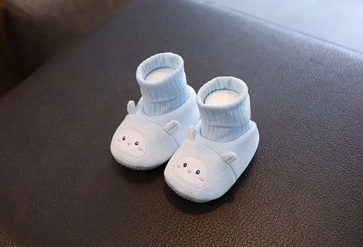 Baby Cat Soft Shoes Blue 3-6-12 Newborn — feature 10