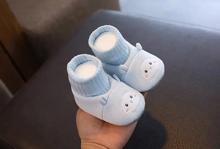 Baby Cat Soft Shoes Blue 3-6-12 Newborn — feature 11