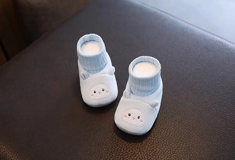 Baby Cat Soft Shoes Blue 3-6-12 Newborn — feature 12