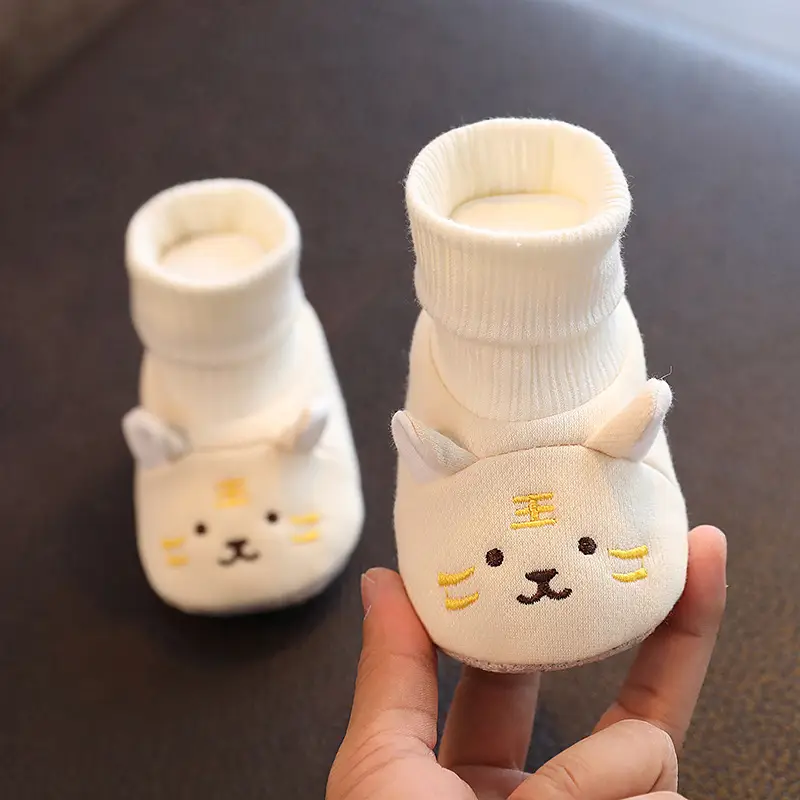 Baby Cat Soft Shoes Blue 3-6-12 Newborn