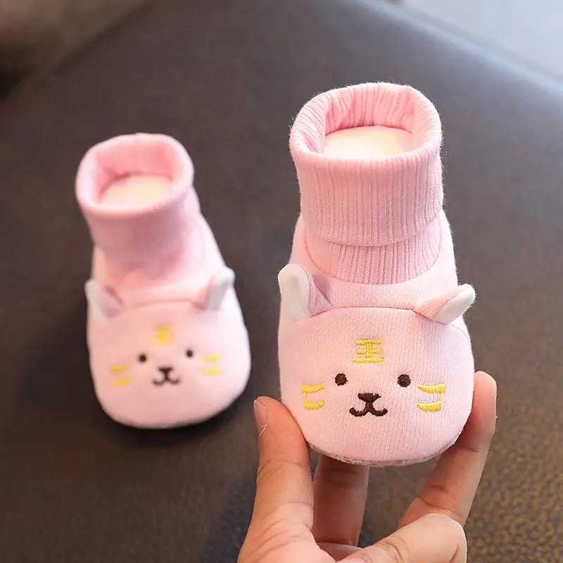 Baby Cat Soft Shoes Blue 3-6-12 Newborn