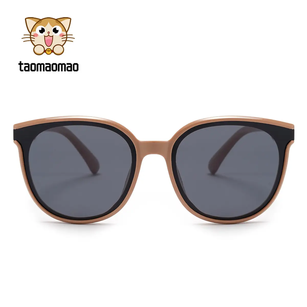 Men's Brown Silicone HD Polarized Oval Sunglasses - Image 10
