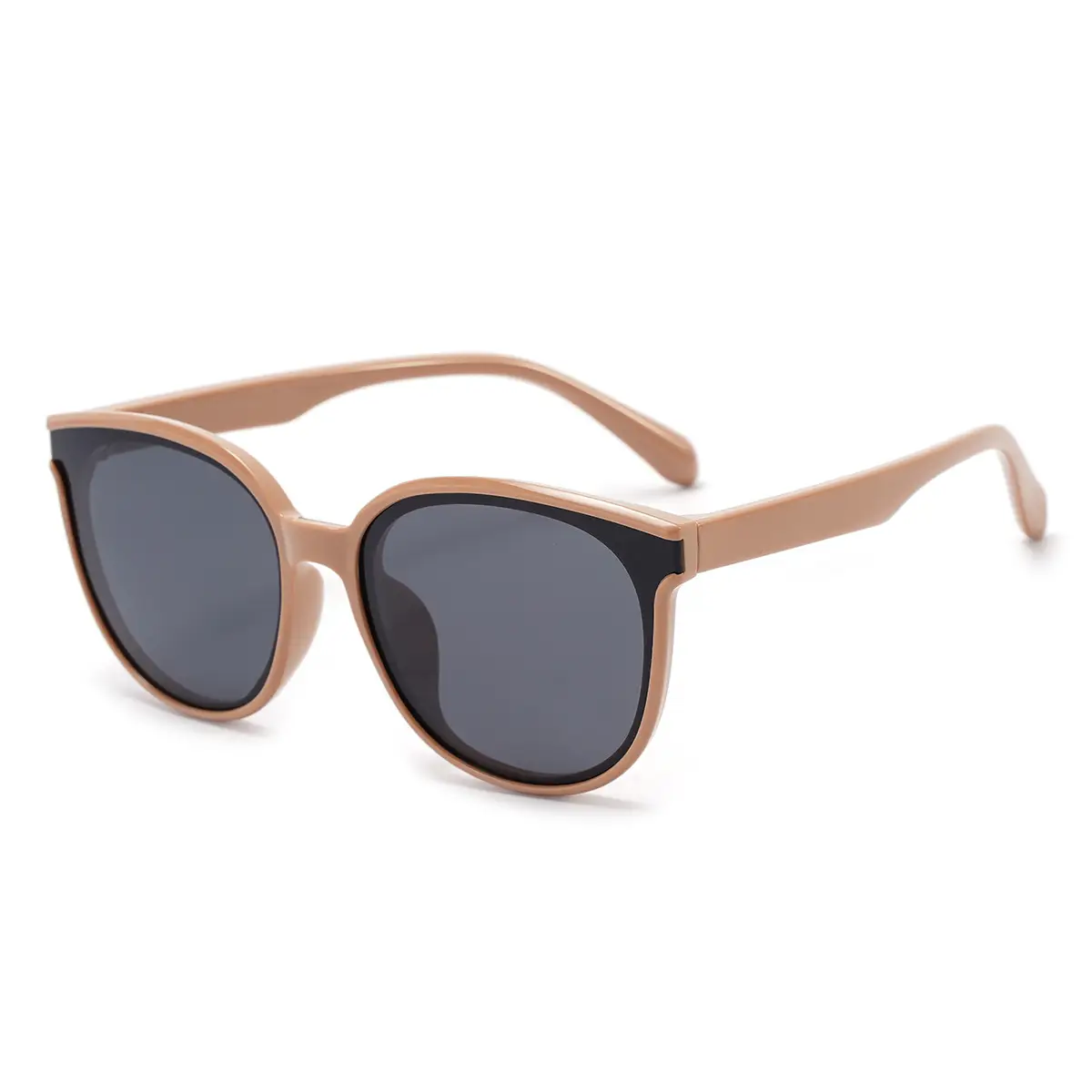 Men's Brown Silicone HD Polarized Oval Sunglasses - Image 11