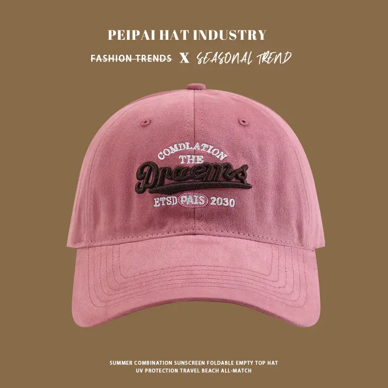 Pea Pahat Style Sunshade Cap with Vintage Embroidery for Men — feature 3