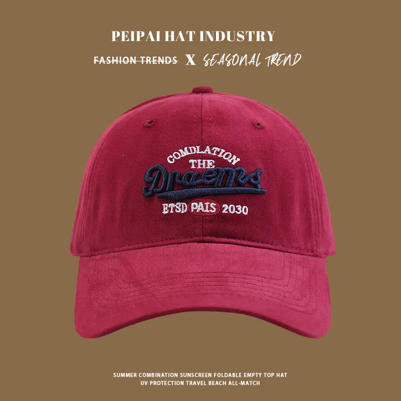 Pea Pahat Style Sunshade Cap with Vintage Embroidery for Men — feature 5