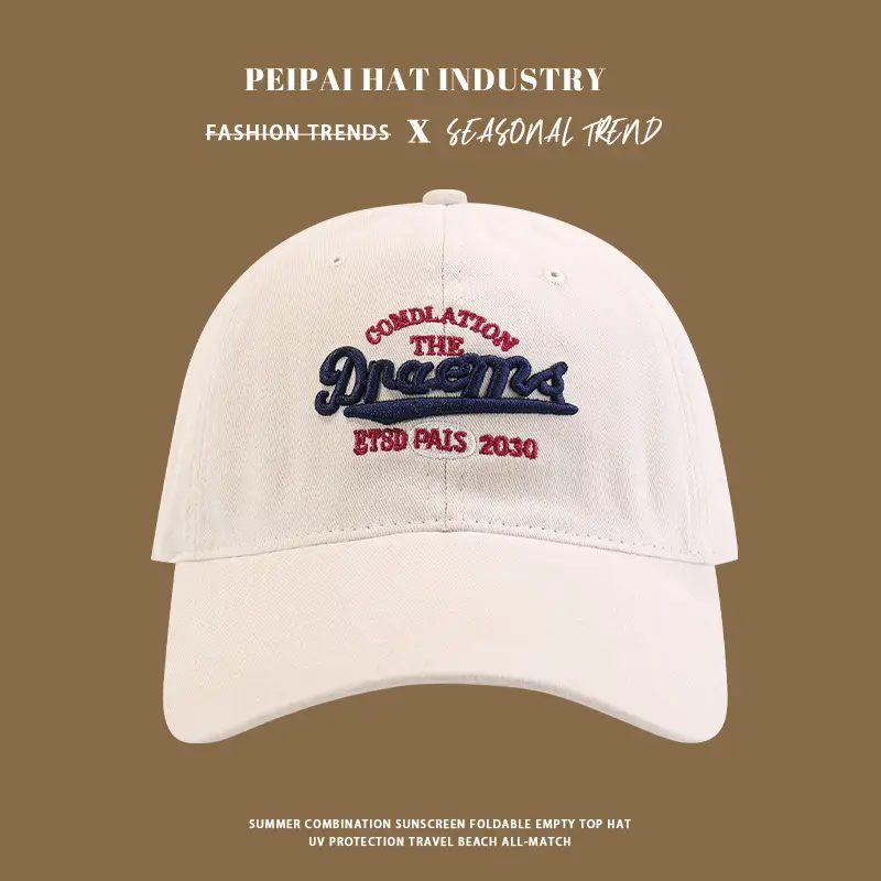 Pea Pahat Style Sunshade Cap with Vintage Embroidery for Men — feature 6
